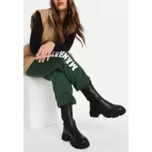Image of Missguided Chunky Chelsea Boots - Black