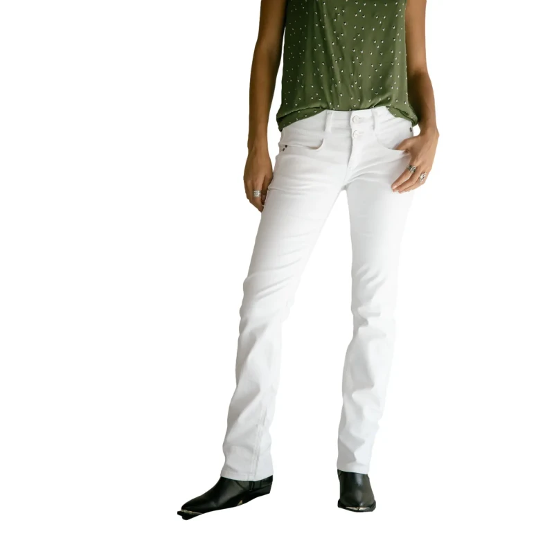Image of Freeman T Porter Womens slim-fit Trousers Freeman T Porter Madie S-SDM (Denims) Blanc Female XL