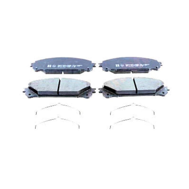 Image of ZIMMERMANN 24452.175.2 Brake pad set Front Axle, with spring Brake Pad Set,disc brake (402)