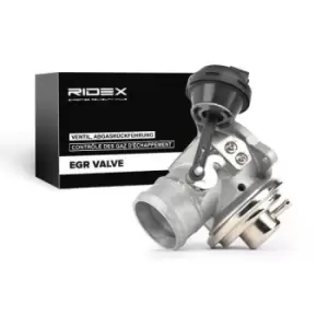 Image of RIDEX EGR valve Pneumatic 1145E0051 Exhaust gas recirculation valve,EGR VW,SKODA,SEAT,POLO (9N_),Polo Limousine (9A4, 9A2, 9N2, 9A6)