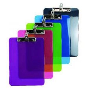 Image of Iderama Clipboard, Assorted, Pack of 10