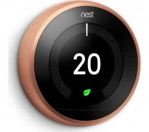 image of Nest Learning Thermostat 3rd Generation Copper