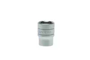 image of Teng Tools M1205216-C 1/2" Drive - Regular 6 Pt Metric 21mm Socket