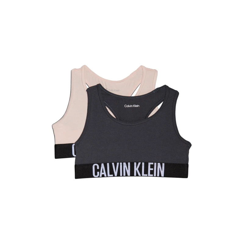 Image of Calvin Klein 2 Pack of Bralettes Junior - Multi Multi 7 - 8 Years