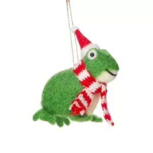 Image of Frog Felt Decoration