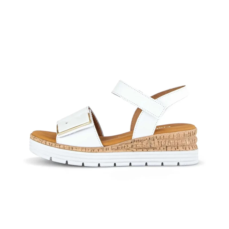 Image of Gabor Womens wedge sandals Gabor Comfort Blanc Female 37