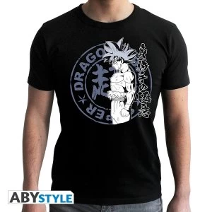 Image of Dragon Ball Super - Goku Ui Mens Large T-Shirt - Black