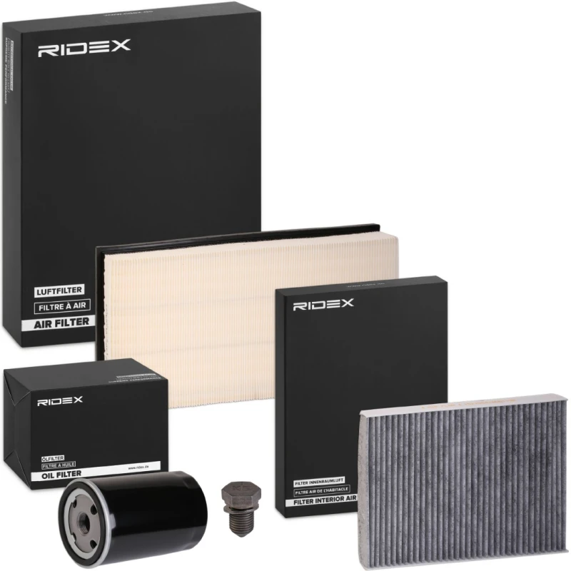 Image of RIDEX 4055F0285 Filter Set with air filter Filter Set (4055)