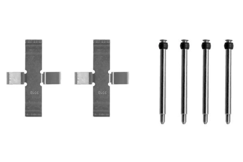 Image of Brake pad fitting kit Bosch 1 987 474 128