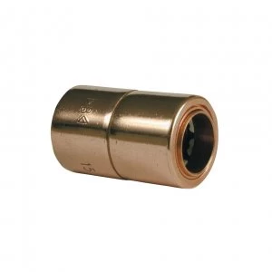 image of Wickes Push Fit Copper Coupling - 10mm