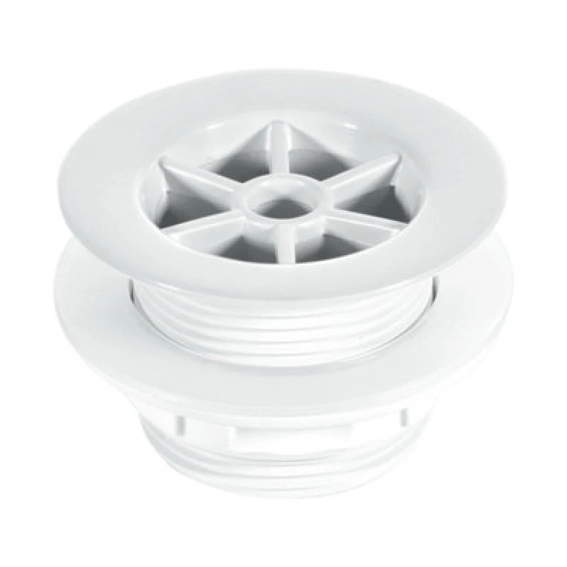 Image of McAlpine WS5 1.5" Shower Waste: 70mm White Plastic Flange x 1.5" Tail: Backnut Model White