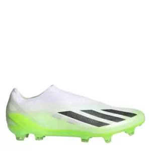Image of adidas x Crazyfast.1 Laceless Firm Ground Football Boots Adults - White