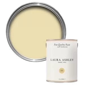 image of Laura Ashley Pale Gold Matt Emulsion Paint, 5L