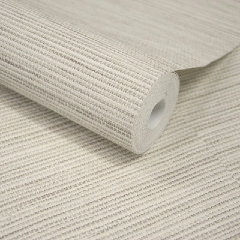 Image of Grandeco Java Grasscloth Weave Textured Wallpaper Natural Light
