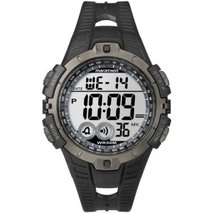 image of Timex T5K802 Mens Marathon Full Size Digital Watch BlackGrey