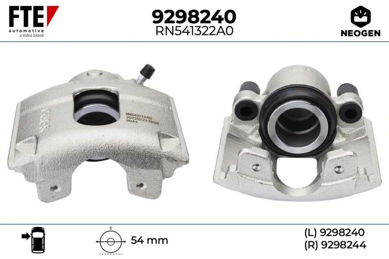 Image of Brake caliper FTE 9298240