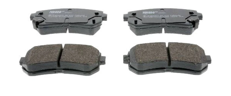 Image of FERODO FDB4408 Brake pad set with acoustic wear warning, without accessories Brake Pad Set,disc brake (402)