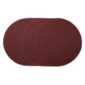 Image of Draper Sanding Discs, 180mm, Hook & Loop, 80 Grit, (Pack of 10)