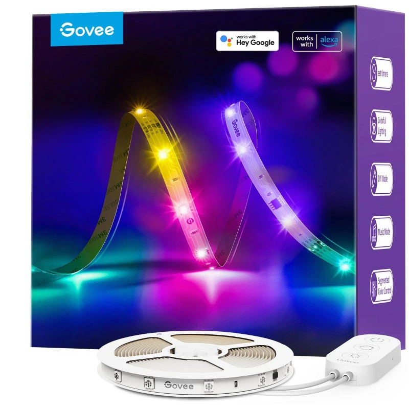 Image of GOVEE GOVE LED STRIP 5M 10 - White White One Size