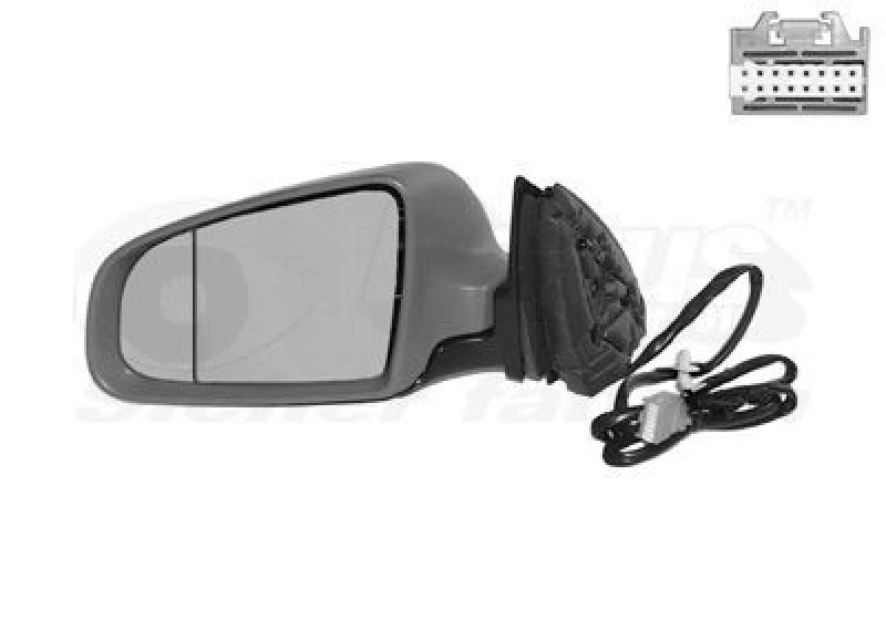 Image of VAN WEZEL Wing mirror VAN WEZEL 0325817