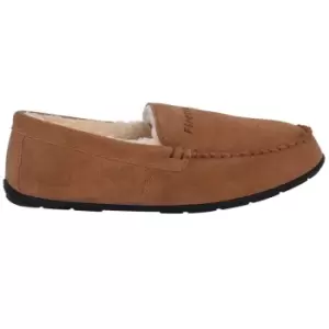 Image of Firetrap Moccasin Slippers Mens - Beige