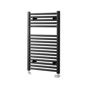 Image of Towelrads Pisa Straight Towel Rail Radiator - Black 800x600