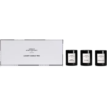 Image of Urban Apothecary Luxury Candle Trio Gift Set - Oudh Geranium - 70g