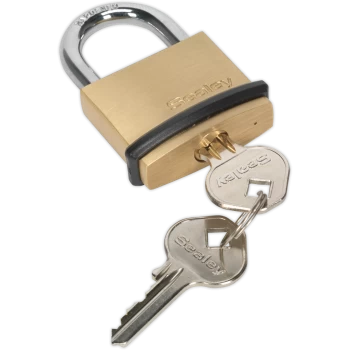 image of Sealey Brass Padlock 40mm Standard