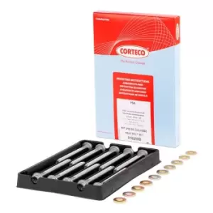 Image of CORTECO Cylinder Head Bolt Kit 016200B Bolt Kit, cylinder head FIAT,PEUGEOT,HYUNDAI,DUCATO Pritsche/Fahrgestell (230),DUCATO Bus (230)