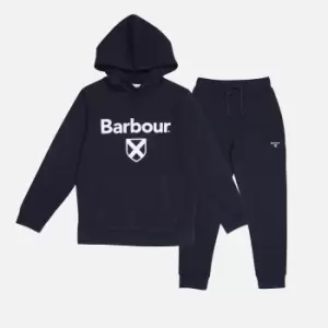 Image of Barbour Boys Oscar Tracksuit - Navy - L (10-11 Years)