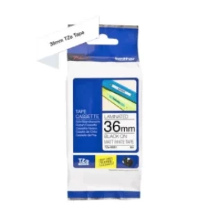 Image of Brother TZE-M261 P-touch Black On White Laminated Labelling Tape 36mm x 8m (Original)