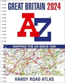Image of Great Britain A-Z Handy Road Atlas 2024 (A5 Spiral) by A-Z maps