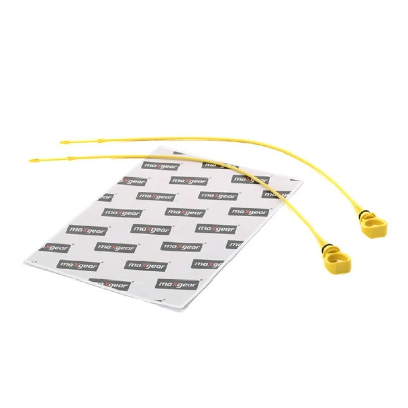 Image of MAXGEAR 27-0281 Oil Dipstick with gasket/seal, yellow, Plastic Plastic Oil Dipstick (599)