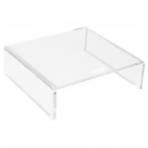 Image of Desq - Monitor Riser Acrylic Transparent 22 x 20 x 7cm Transparent