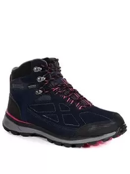 Image of Regatta Samaris Suede Walking Boot - Navy, Size 8, Women