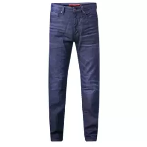 Image of Duke Mens Impala D555 Denim 1959 Stretch Kingsize Jeans (32L) (Dark Blue)