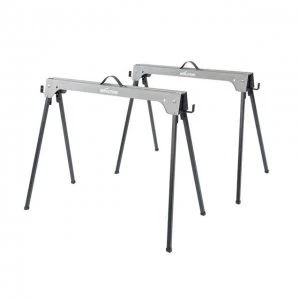 image of Evolution Metal Folding Sawhorse Stand (Twin Pack)