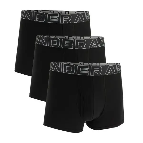 Image of Under Armour Performance Cotton 3" 3Pk - Black S