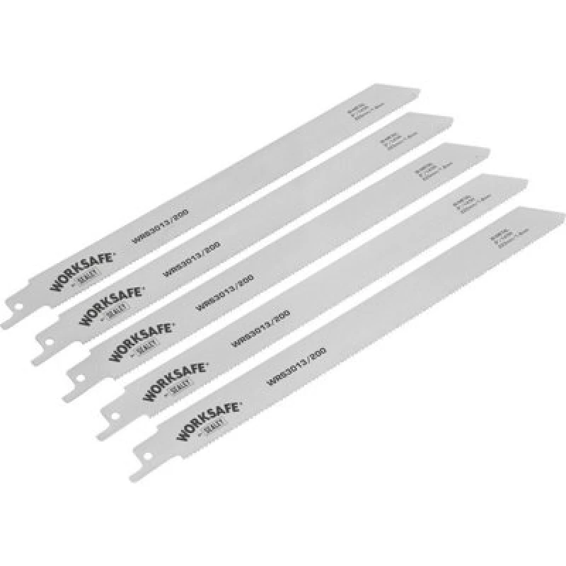 Image of Loops 5 PACK 225mm Reciprocating Saw Blade - 14 TPI - Suitable for Iron Steel Pipes Metallics