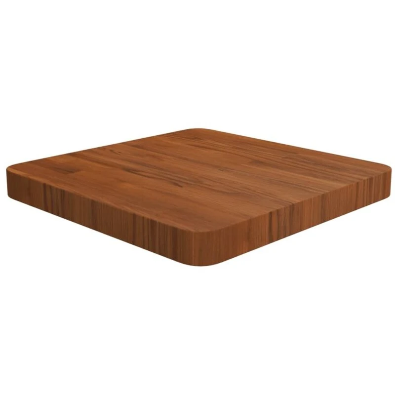 Image of VIDAXL Square Table Top Dark Brown 40x40x4cm Treated Solid Wood Oak Vidaxl 343073