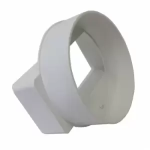 Image of Manrose - Adaptor Round To Rectangular Adaptor - R40700