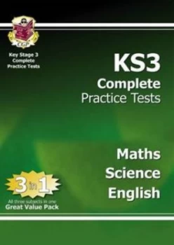 Image of Ks3 Complete Practice Tests - Maths Science and English. Hardback