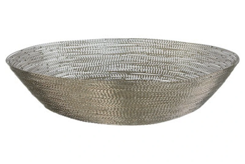 Image of Premier Housewares Hege 5cm Wire Decorative Bowl Silver