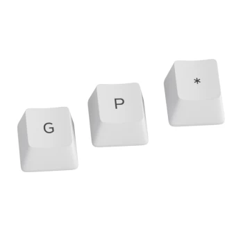 Image of Glorious PC Gaming Race GPBT Keycaps - 114 PBT Keycaps ANSI US-Layout Arctic White (GLO-KC-GPBT-W)