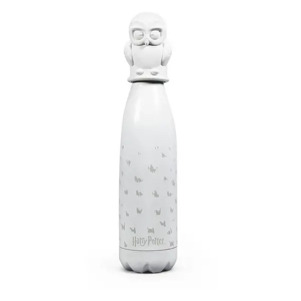 Image of Harry Potter Water Bottle Hedwig White