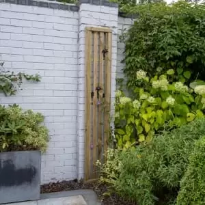 Image of Forest Garden Pressure Treated Vertical Slatted Screen - 1800 x 300mm - 6ft x 1ft - Pack of 3