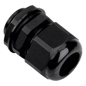 image of HellermannTyton NGM25-BLK M25 Cable Gland 13-18mm Black (Pack 10)