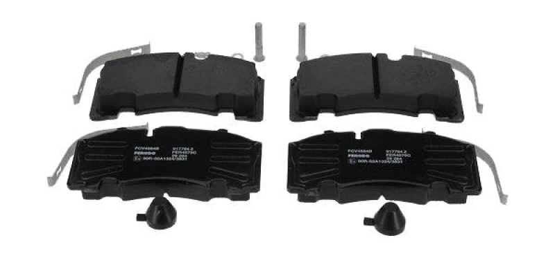 Image of FERODO FCV4584B Brake pad set prepared for wear warning indicator, with accessories Brake Pad Set,disc brake (402)