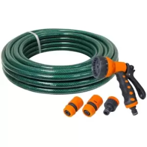Image of Faithfull 20m PVC Garden Hose with Fittings & Spray Gun