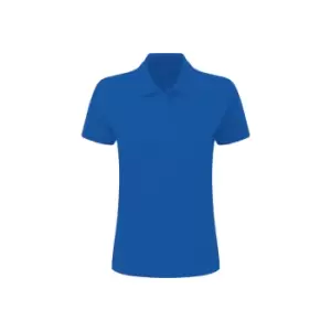 image of SG Ladies/Womens Polycotton Short Sleeve Polo Shirt (XS) (Royal)